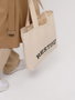 Zoozie Bags 2068 Bolso de mano de algodón 100% color crema